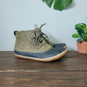 Sorel Out N About Ankle Duck Boots Elk Leather 7.5